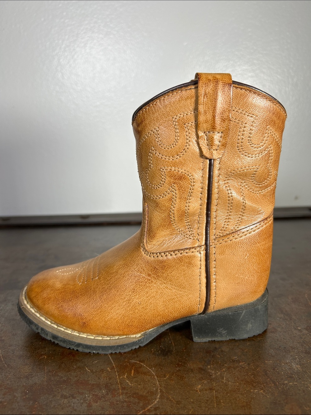 Cody James Toddler’s Tan Showdown Round Toe Western Boots Size Toddler’s 7 - Picture 2 of 15